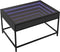 vidaXL - Salontafel - met - Infinity - LED - 70x50x41 - cm - zwart