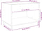 vidaXL - Salontafel - met - Infinity - LED - 70x50x50 - cm - bruin - eikenkleurig