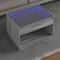 vidaXL - Salontafel - met - Infinity - LED - 70x50x50 - cm - grijs - sonoma - eikenkleur