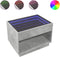 vidaXL - Salontafel - met - Infinity - LED - 70x50x50 - cm - betongrijs