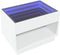 vidaXL - Salontafel - met - Infinity - LED - 70x50x50 - cm - wit