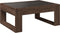 vidaXL - Salontafel - met - Infinity - LED - 70x53x30 - cm - bruin - eikenkleurig