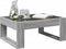 vidaXL - Salontafel - met - Infinity - LED - 70x53x30 - cm - grijs - sonoma - eikenkleur
