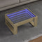 vidaXL - Salontafel - met - Infinity - LED - 70x53x30 - cm - sonoma - eikenkleurig