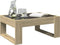 vidaXL - Salontafel - met - Infinity - LED - 70x53x30 - cm - sonoma - eikenkleurig