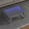 vidaXL - Salontafel - met - Infinity - LED - 70x53x30 - cm - betongrijs