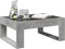 vidaXL - Salontafel - met - Infinity - LED - 70x53x30 - cm - betongrijs
