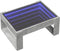 vidaXL - Salontafel - met - Infinity - LED - 70x53x30 - cm - betongrijs