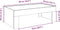vidaXL - Salontafel - met - Infinity - LED - 90x50x30 - cm - bruin - eikenkleurig
