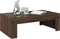 vidaXL - Salontafel - met - Infinity - LED - 90x50x30 - cm - bruin - eikenkleurig