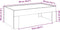 vidaXL - Salontafel - met - Infinity - LED - 90x50x30 - cm - gerookt - eikenkleurig
