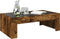 vidaXL - Salontafel - met - Infinity - LED - 90x50x30 - cm - gerookt - eikenkleurig