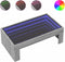 vidaXL - Salontafel - met - Infinity - LED - 90x50x30 - cm - grijs - sonoma - eikenkleur