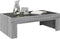 vidaXL - Salontafel - met - Infinity - LED - 90x50x30 - cm - grijs - sonoma - eikenkleur