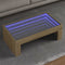 vidaXL - Salontafel - met - Infinity - LED - 90x50x30 - cm - sonoma - eikenkleurig