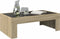 vidaXL - Salontafel - met - Infinity - LED - 90x50x30 - cm - sonoma - eikenkleurig