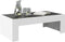 vidaXL - Salontafel - met - Infinity - LED - 90x50x30 - cm - wit