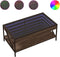 vidaXL - Salontafel - met - Infinity - LED - 90x50x38 - cm - bruin - eikenkleurig