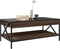 vidaXL - Salontafel - met - Infinity - LED - 90x50x38 - cm - bruin - eikenkleurig