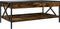 vidaXL - Salontafel - met - Infinity - LED - 90x50x38 - cm - gerookt - eikenkleurig