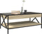 vidaXL - Salontafel - met - Infinity - LED - 90x50x38 - cm - sonoma - eikenkleurig