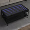 vidaXL - Salontafel - met - Infinity - LED - 90x50x38 - cm - zwart