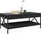 vidaXL - Salontafel - met - Infinity - LED - 90x50x38 - cm - zwart