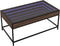 vidaXL - Salontafel - met - Infinity - LED - 90x50x41 - cm - bruin - eikenkleurig