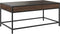 vidaXL - Salontafel - met - Infinity - LED - 90x50x41 - cm - bruin - eikenkleurig