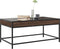 vidaXL - Salontafel - met - Infinity - LED - 90x50x41 - cm - bruin - eikenkleurig