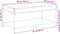 vidaXL - Salontafel - met - Infinity - LED - 90x50x41 - cm - gerookt - eikenkleurig