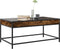 vidaXL - Salontafel - met - Infinity - LED - 90x50x41 - cm - gerookt - eikenkleurig