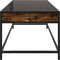 vidaXL - Salontafel - met - Infinity - LED - 90x50x41 - cm - gerookt - eikenkleurig