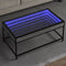 vidaXL - Salontafel - met - Infinity - LED - 90x50x41 - cm - grijs - sonoma - eikenkleur