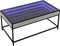 vidaXL - Salontafel - met - Infinity - LED - 90x50x41 - cm - grijs - sonoma - eikenkleur