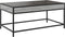 vidaXL - Salontafel - met - Infinity - LED - 90x50x41 - cm - grijs - sonoma - eikenkleur