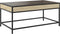 vidaXL - Salontafel - met - Infinity - LED - 90x50x41 - cm - sonoma - eikenkleurig
