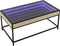 vidaXL - Salontafel - met - Infinity - LED - 90x50x41 - cm - sonoma - eikenkleurig