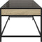 vidaXL - Salontafel - met - Infinity - LED - 90x50x41 - cm - sonoma - eikenkleurig