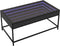 vidaXL - Salontafel - met - Infinity - LED - 90x50x41 - cm - zwart