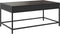 vidaXL - Salontafel - met - Infinity - LED - 90x50x41 - cm - zwart