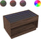vidaXL - Salontafel - met - Infinity - LED - 90x50x50 - cm - bruin - eikenkleurig