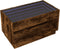 vidaXL - Salontafel - met - Infinity - LED - 90x50x50 - cm - gerookt - eikenkleurig