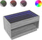 vidaXL - Salontafel - met - Infinity - LED - 90x50x50 - cm - grijs - sonoma - eikenkleur