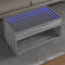 vidaXL - Salontafel - met - Infinity - LED - 90x50x50 - cm - grijs - sonoma - eikenkleur