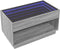 vidaXL - Salontafel - met - Infinity - LED - 90x50x50 - cm - grijs - sonoma - eikenkleur