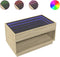 vidaXL - Salontafel - met - Infinity - LED - 90x50x50 - cm - sonoma - eikenkleurig