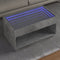 vidaXL - Salontafel - met - Infinity - LED - 90x50x50 - cm - betongrijs
