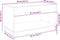 vidaXL - Salontafel - met - Infinity - LED - 90x50x50 - cm - betongrijs