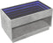 vidaXL - Salontafel - met - Infinity - LED - 90x50x50 - cm - betongrijs